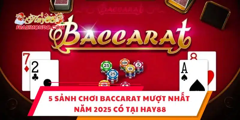 5 Sảnh Chơi Baccarat Mượt Nhất Năm 2025 Có Tại HAY88 1 5 Sảnh Chơi Baccarat Mượt Nhất Năm 2025 Có Tại HAY88