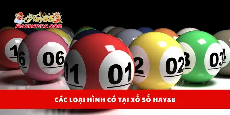 Xổ Số Hay88 2 Các loại hình có tại xổ số Hay88